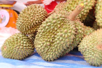 Durian fruit at street food