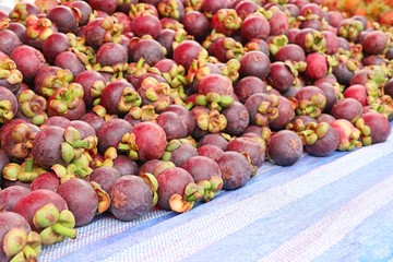 mangosteen at street food