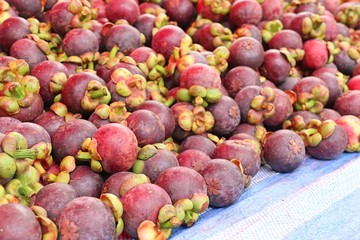 mangosteen at street food