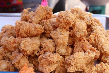 Fried chicken at street food