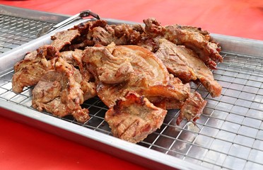 pork roast on street food