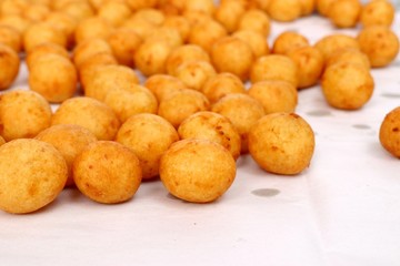 fried sweet potato at street food
