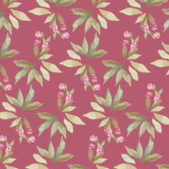 Fashionable pattern in small flowers. Floral background for textiles.