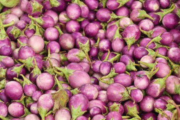 purple  eggplant at street food