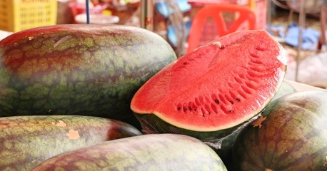 watermelon at the street food