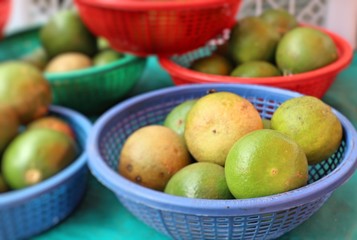 lemons at street food