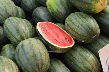 watermelon at the street food