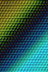 Hexagon cube pattern cover geometric,  honeycomb decoration.