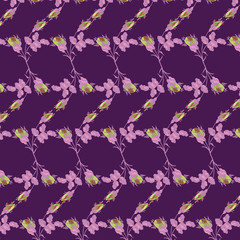 Fashionable pattern in small flowers. Floral background for textiles