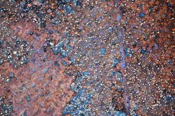 Rusty metal  Rusty and battered metal background