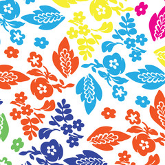 Fashionable pattern in small flowers. Floral background for textiles.