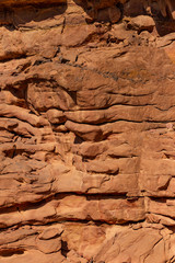 Coloured Canyon is a rock formation on Sinai peninsula. Sights of Nuweiba, Egypt.