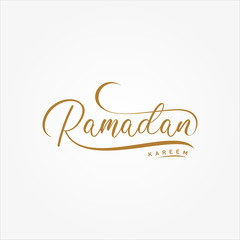 Ramadan Kareem Vector Design Template Greeting