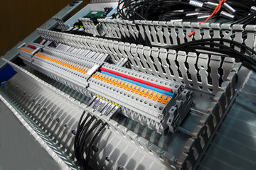 group of terminal connections, automation board.