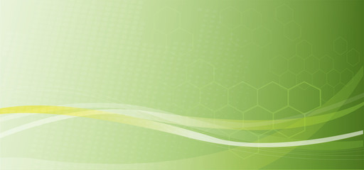 The abstract green graphic for background content.