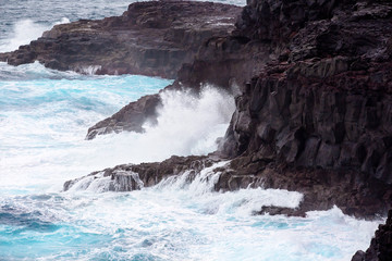 The Frothing Ecology Of Blowholes On Coastline Australia