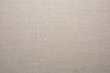 Texture of natural linen fabric 