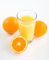 glass of orange juice