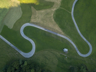 Passwang pass route Jura Switzerland