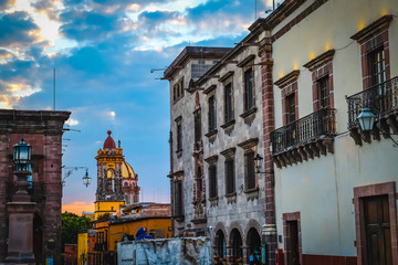 Obraz premium A Church in San Miguel de Allende, Mexico