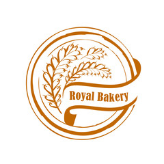 Bakery logo, emblem and label. 