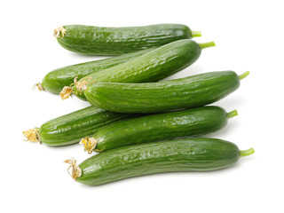 Lebanese Cucumber isolated on white background