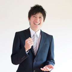 納得するビジネスマン