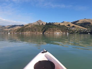 kayak on lake