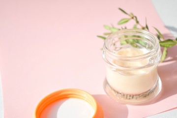 jar of moisturizer cream