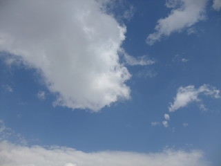 blue sky with clouds
