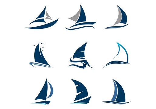 sailing ship, sailing boat, sailboat, sail, ship, clipper logo 
