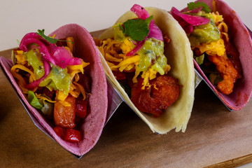 Mexican traditional burrito