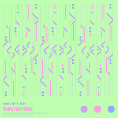 geometric pattern and holographic color 