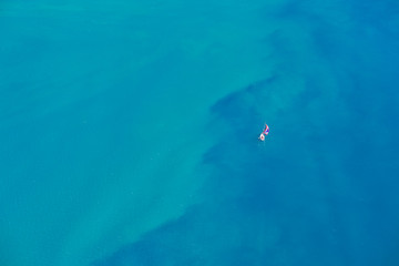 Luftaufnahme beim Helikopter-Rundflug über Whitsunday Island
