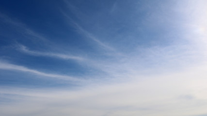 blue sky with white clouds
