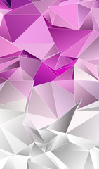 Obraz premium Abstract Low-Poly background. triangulated texture. Design 3d. Polygonal geometrical pattern. Triangular modern style