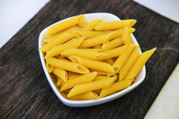 Barilla noodles in the bowl