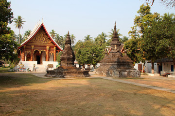 a buddhist temple (Wat Aham) in Luang Prabang (Laos)
