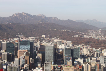 Korea City in Mountian