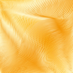 Golden wavy background