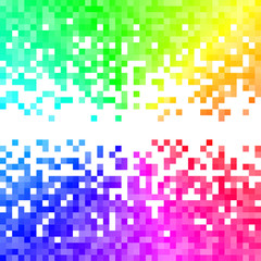 Colorful pixel background