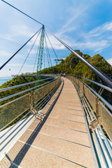Obraz premium Sky Bridge in Langkawi Island in Malaysia.