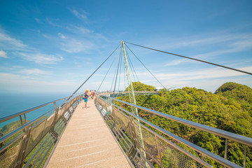 Fototapeta premium Sky Bridge in Langkawi Island in Malaysia.