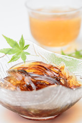 夏の味覚　ところてん