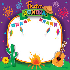 Festa Junina night party 