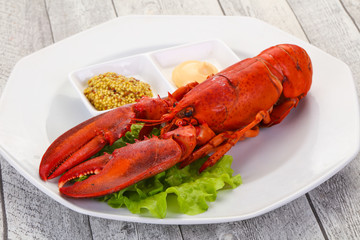 Luxury Lobster with sauce