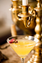 Alcohol lemon cocktail