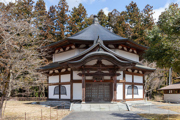Enzoji Temple at Fukushima prefecture in spring