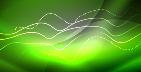 Neon lines shiny glowing background
