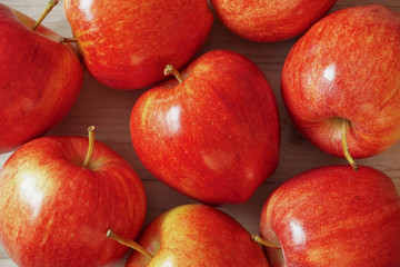 Fototapeta na wymiar Apples close up リンゴのクローズアップ